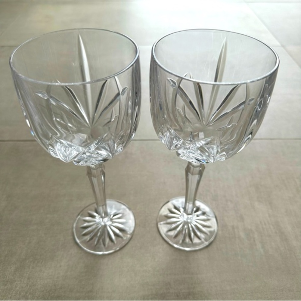 Waterford Crystal Wine Goblets (2)